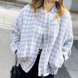 IRO Metallic Quileddy Bomber Jacket - 36